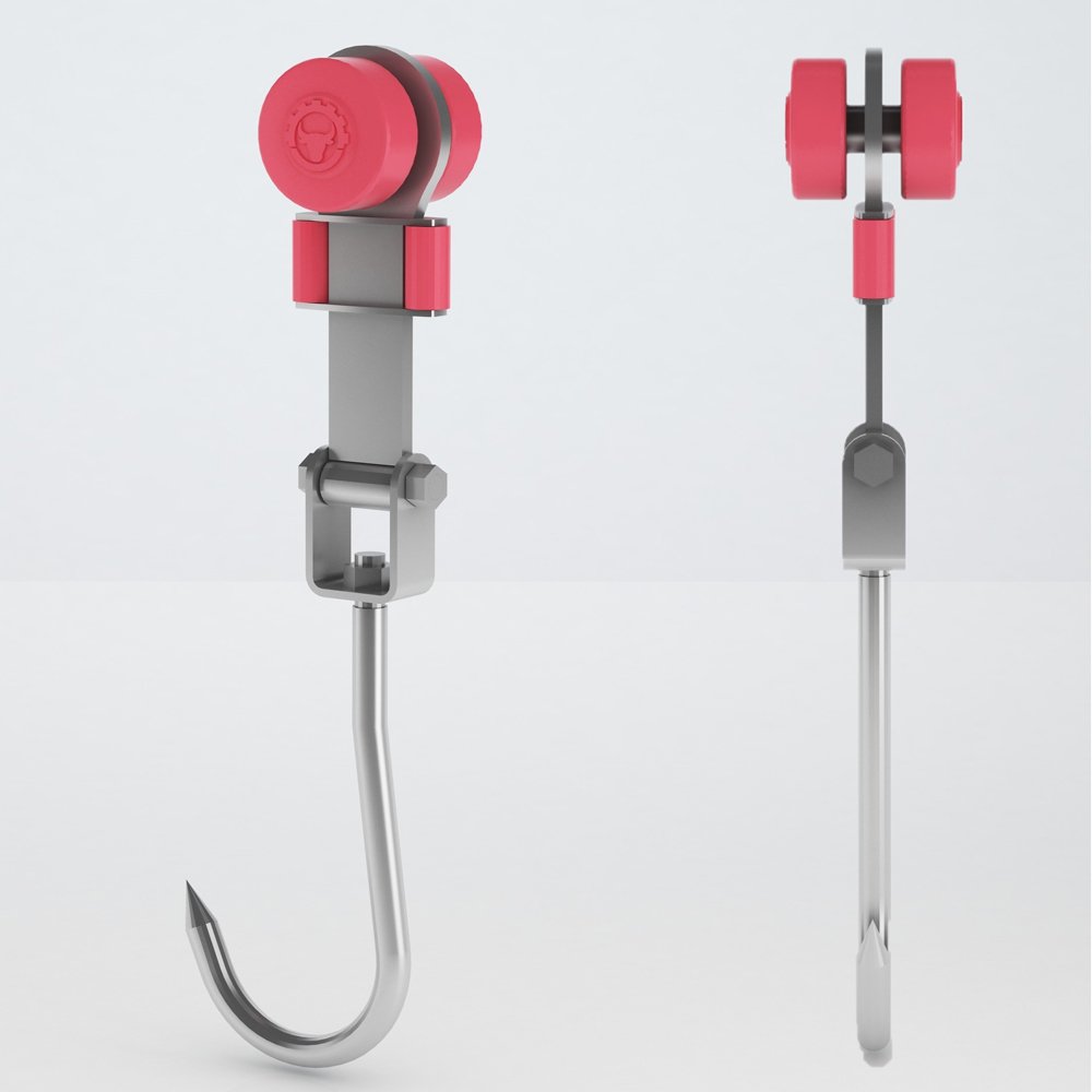 Twin Rail Hook Large Head